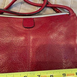 Wilson's leather red leather purse
